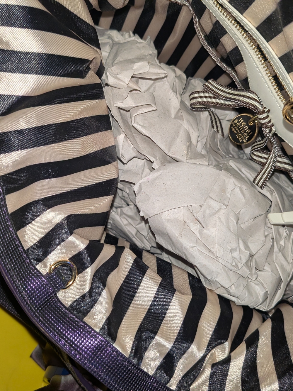 Henri Bendel Reversible Purse Purple View 3